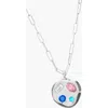 Birthdate Co. The April Birthdate Silver Pendant In April 4th - Silver