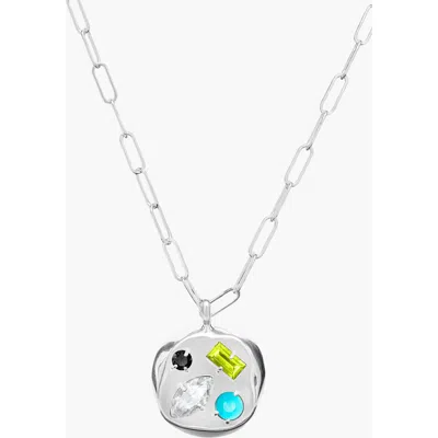 Birthdate Co. The April Birthdate Silver Pendant In April 5th - Silver