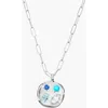 Birthdate Co. The April Birthdate Silver Pendant In April 7th - Silver