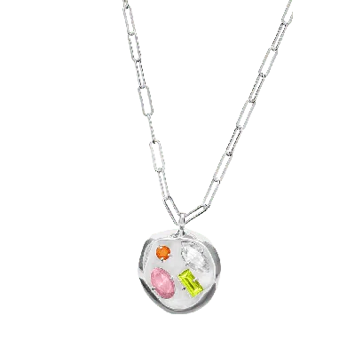 Birthdate Co. The April Birthdate Silver Pendant In April 8th - Silver