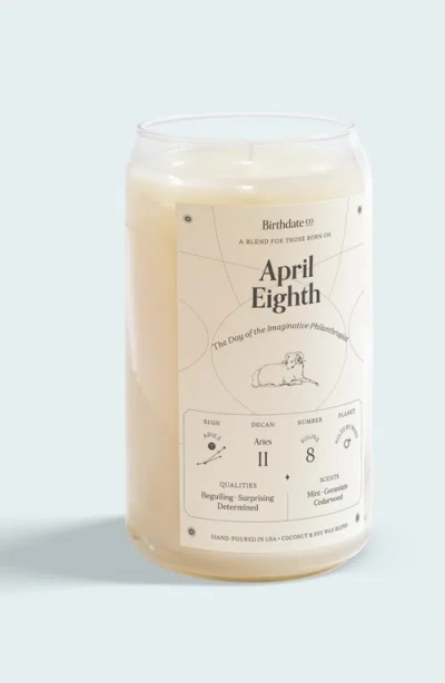 Birthdate Co. The April Birthday Candle