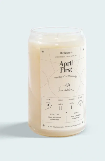 Birthdate Co. The April Birthday Candle In April 1st