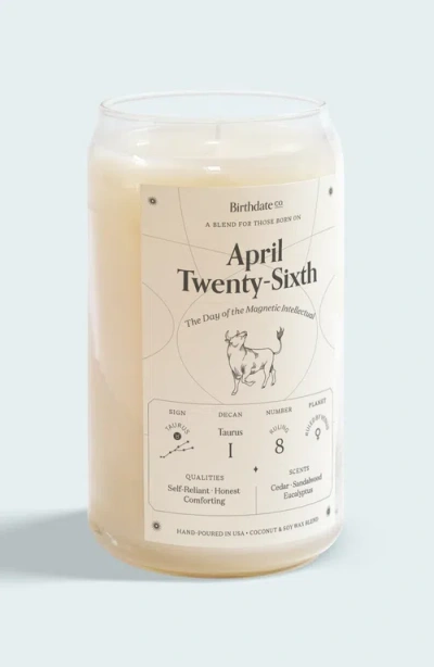 Birthdate Co. The April Birthday Candle In April 26th