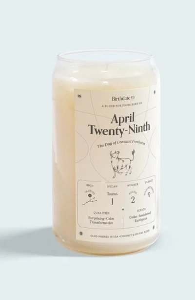 Birthdate Co. The April Birthday Candle In April 29th