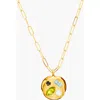 Birthdate Co. The August Birthdate Gold Pendant In August 15th - Gold