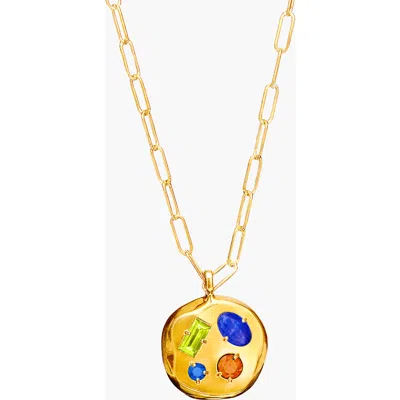 Birthdate Co. The August Birthdate Gold Pendant In August 16th - Gold