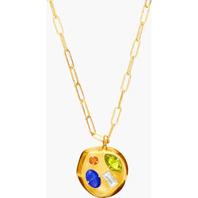 Birthdate Co. The August Birthdate Gold Pendant In August 18th - Gold