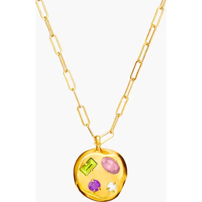 Birthdate Co. The August Birthdate Gold Pendant In August 19th - Gold