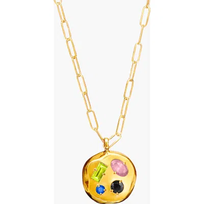 Birthdate Co. The August Birthdate Gold Pendant In August 1st - Gold