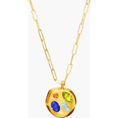Birthdate Co. The August Birthdate Gold Pendant In August 23rd - Gold