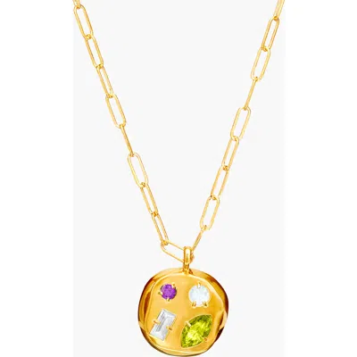 Birthdate Co. The August Birthdate Gold Pendant In August 27th - Gold