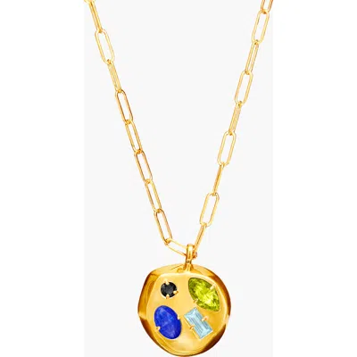 Birthdate Co. The August Birthdate Gold Pendant In August 28th - Gold