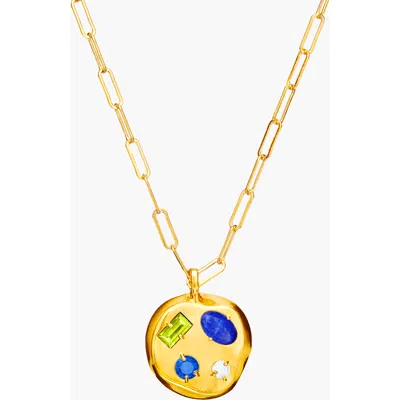 Birthdate Co. The August Birthdate Gold Pendant In August 29th - Gold