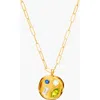 Birthdate Co. The August Birthdate Gold Pendant In August 2nd - Gold