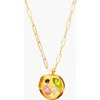 Birthdate Co. The August Birthdate Gold Pendant In August 3rd - Gold