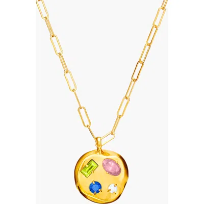 Birthdate Co. The August Birthdate Gold Pendant In August 4th - Gold