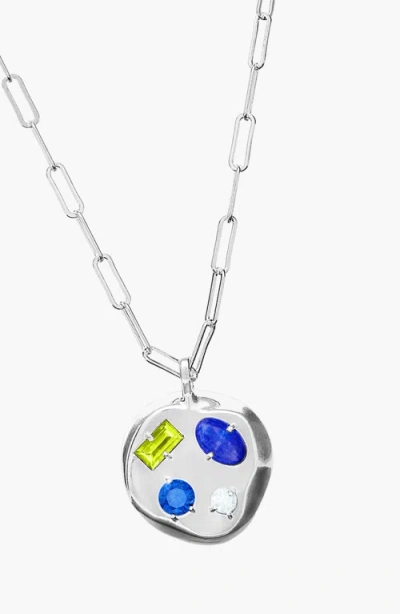 Birthdate Co. The August Birthdate Silver Pendant In August 14th - Silver