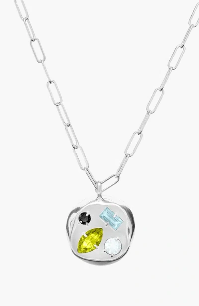 Birthdate Co. The August Birthdate Silver Pendant In August 15th - Silver