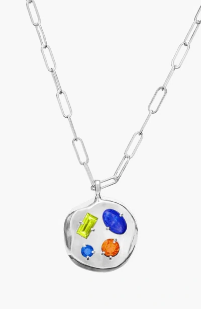 Birthdate Co. The August Birthdate Silver Pendant In August 16th - Silver