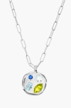 Birthdate Co. The August Birthdate Silver Pendant In August 17th - Silver