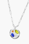 Birthdate Co. The August Birthdate Silver Pendant In August 18th - Silver