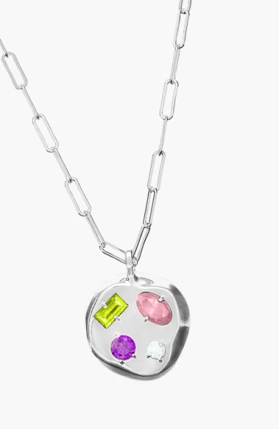 Birthdate Co. The August Birthdate Silver Pendant In August 19th - Silver
