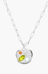 Birthdate Co. The August Birthdate Silver Pendant In August 20th - Silver