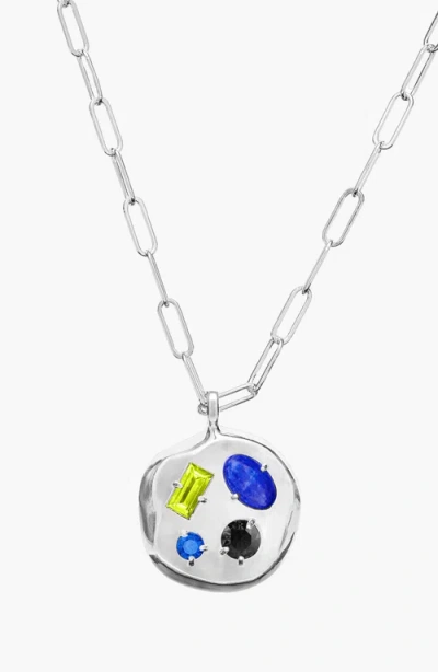 Birthdate Co. The August Birthdate Silver Pendant In August 21st - Silver