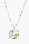 Birthdate Co. The August Birthdate Silver Pendant In August 22nd - Silver