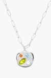 Birthdate Co. The August Birthdate Silver Pendant In August 25th - Silver