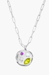 Birthdate Co. The August Birthdate Silver Pendant In August 27th - Silver