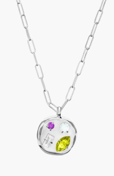 Birthdate Co. The August Birthdate Silver Pendant In August 27th - Silver