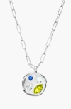 Birthdate Co. The August Birthdate Silver Pendant In August 2nd - Silver