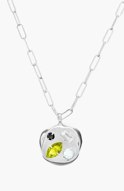 Birthdate Co. The August Birthdate Silver Pendant In August 5th - Silver