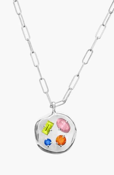 Birthdate Co. The August Birthdate Silver Pendant In August 6th - Silver
