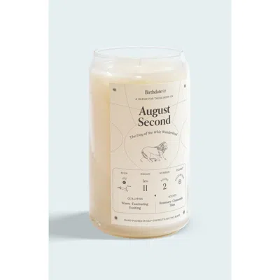 Birthdate Co. The August Birthday Candle In August 2nd