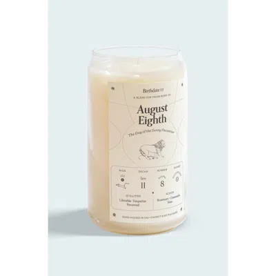 Birthdate Co. The August Birthday Candle In August 8th