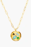 Birthdate Co. The December Birthdate Gold Pendant