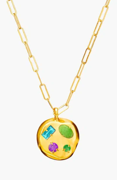 Birthdate Co. The December Birthdate Gold Pendant In December 14th - Gold