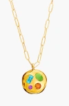 Birthdate Co. The December Birthdate Gold Pendant In December 16th - Gold