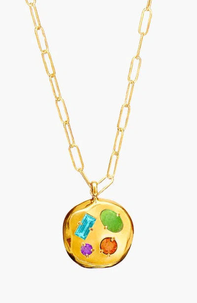 Birthdate Co. The December Birthdate Gold Pendant In December 16th - Gold