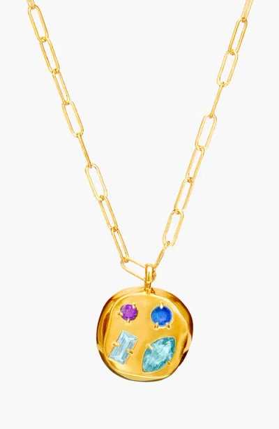 Birthdate Co. The December Birthdate Gold Pendant In December 17th - Gold