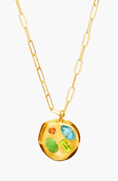 Birthdate Co. The December Birthdate Gold Pendant In December 18th - Gold