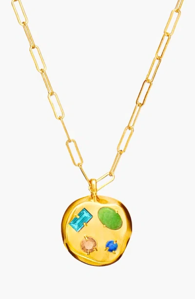 Birthdate Co. The December Birthdate Gold Pendant In December 24th - Gold