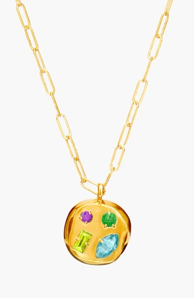 Birthdate Co. The December Birthdate Gold Pendant In December 2nd - Gold