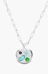 Birthdate Co. The December Birthdate Silver Pendant