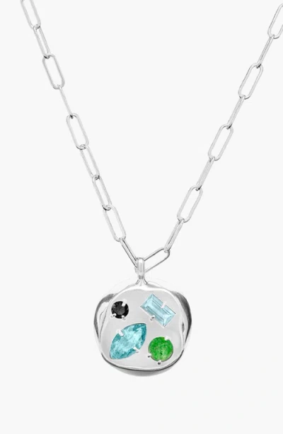 Birthdate Co. The December Birthdate Silver Pendant