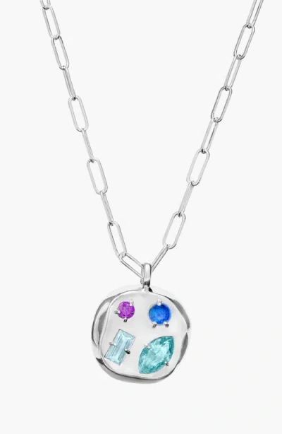 Birthdate Co. The December Birthdate Silver Pendant In December 17th - Silver