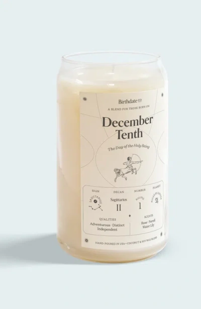 Birthdate Co. The December Birthday Candle In December 10th