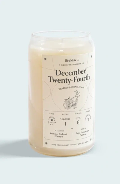 Birthdate Co. The December Birthday Candle In December 24th